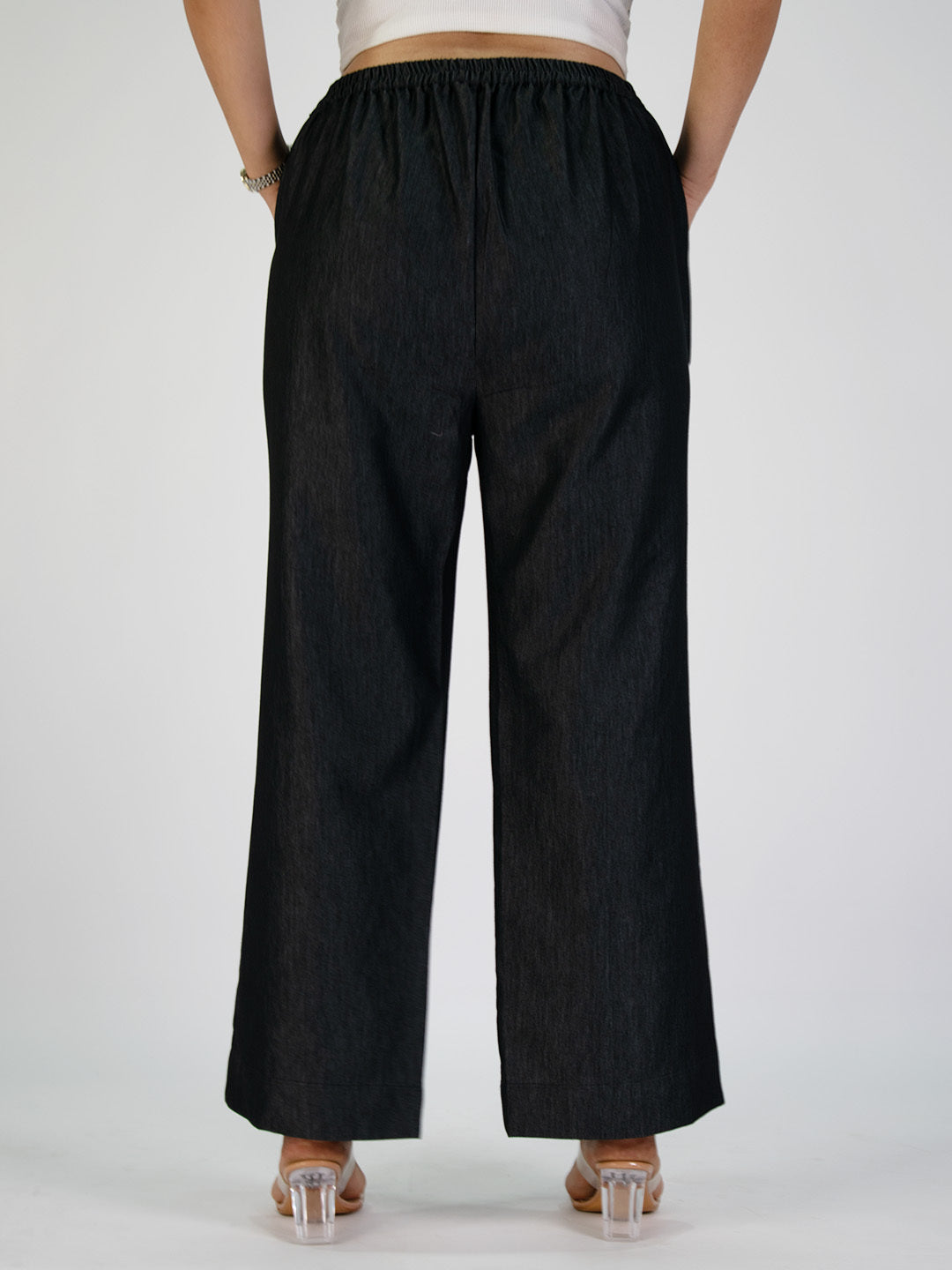 Black Denim Trousers