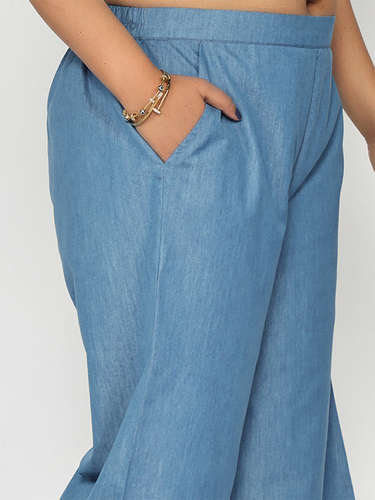 Blue Denim Culottes