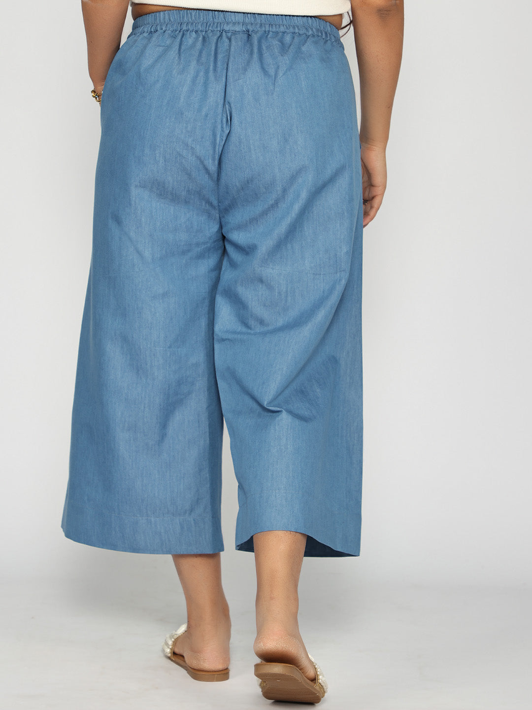 Blue Denim Culottes