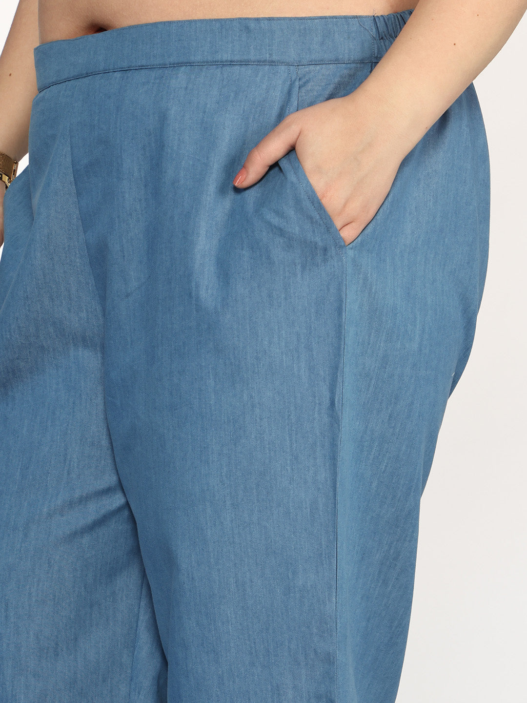 Blue Denim Trousers