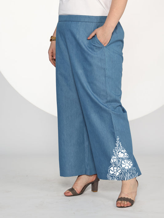 Blue Denim Trousers - ShadowBloom