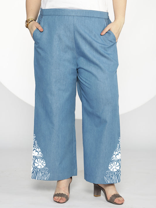 Blue Denim Trousers - ShadowBloom