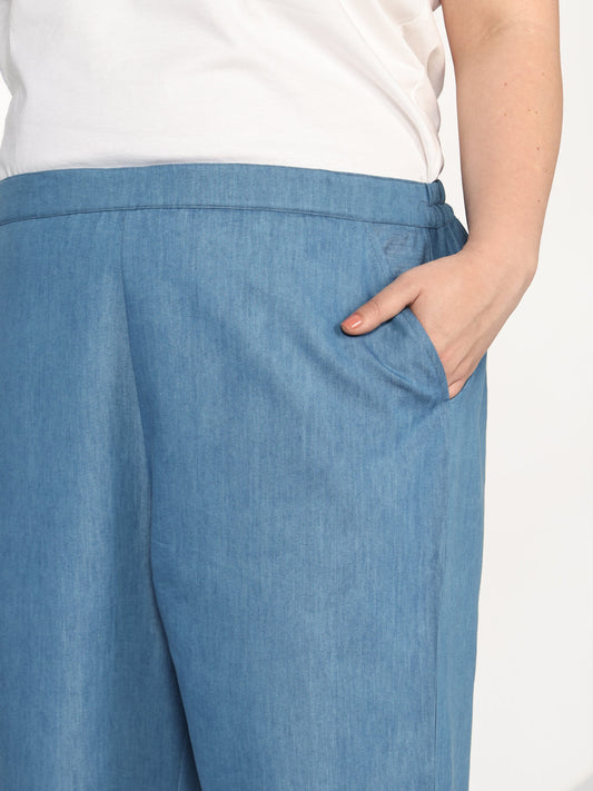 Blue Denim Trousers - ShadowBloom
