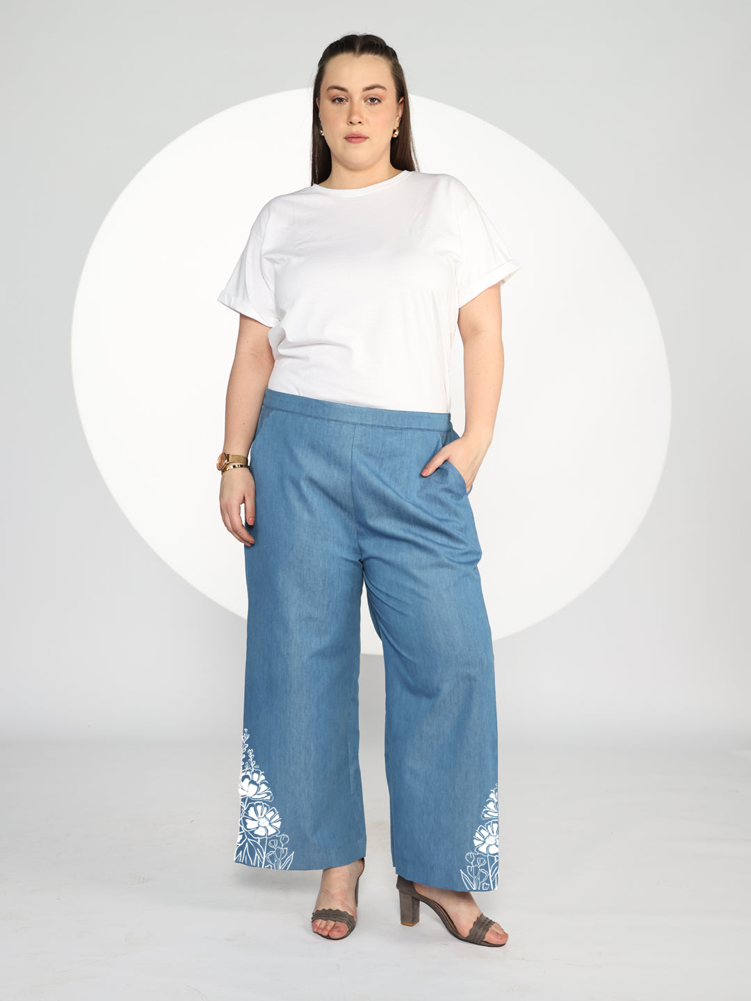Blue Denim Trousers - ShadowBloom