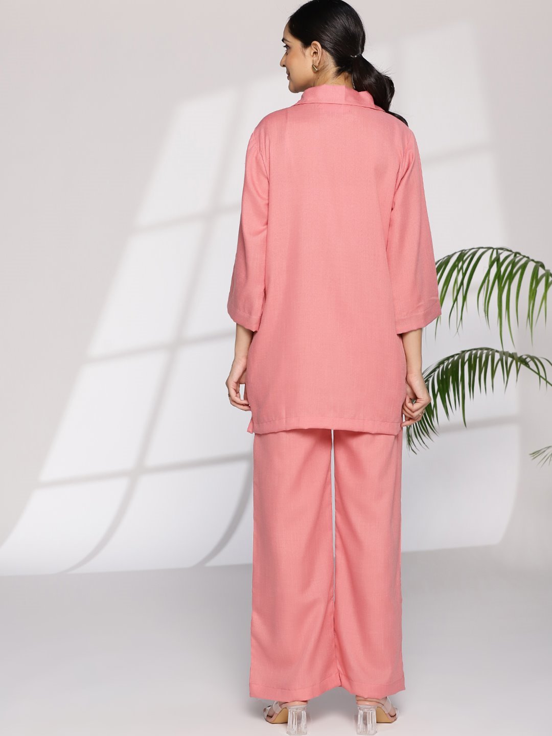 Blush CottonSlub ShirtTop - Hawthorne