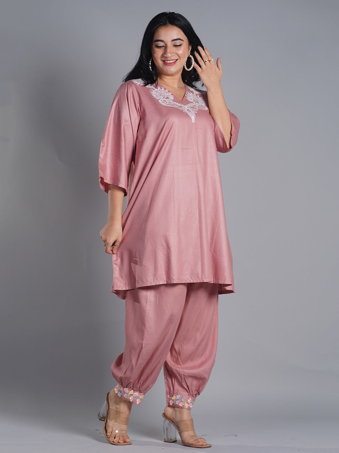 Blush Rayon Afghani Salwar - Loto