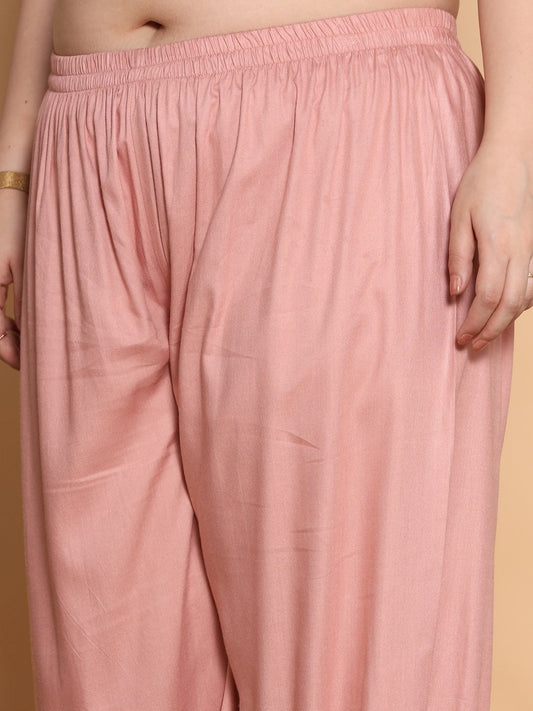 Blush Rayon Balloon Salwar