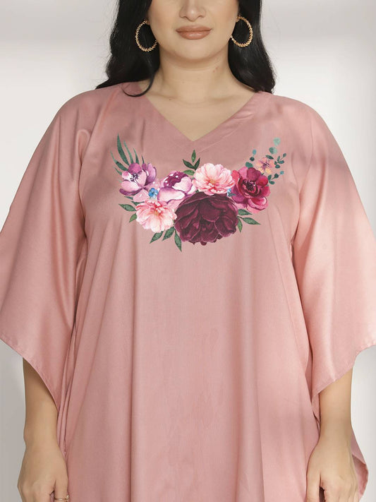 Blush Rayon LongKurta - GulabiRang