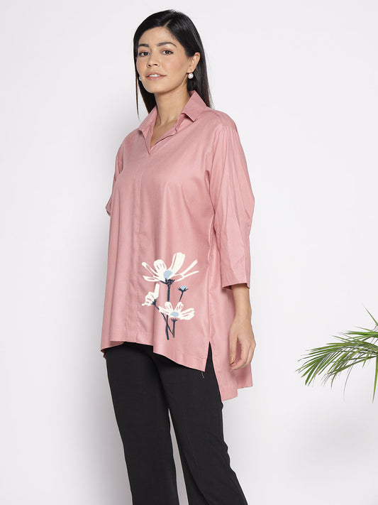 Blush Rayon ShirtTop - Maehwa