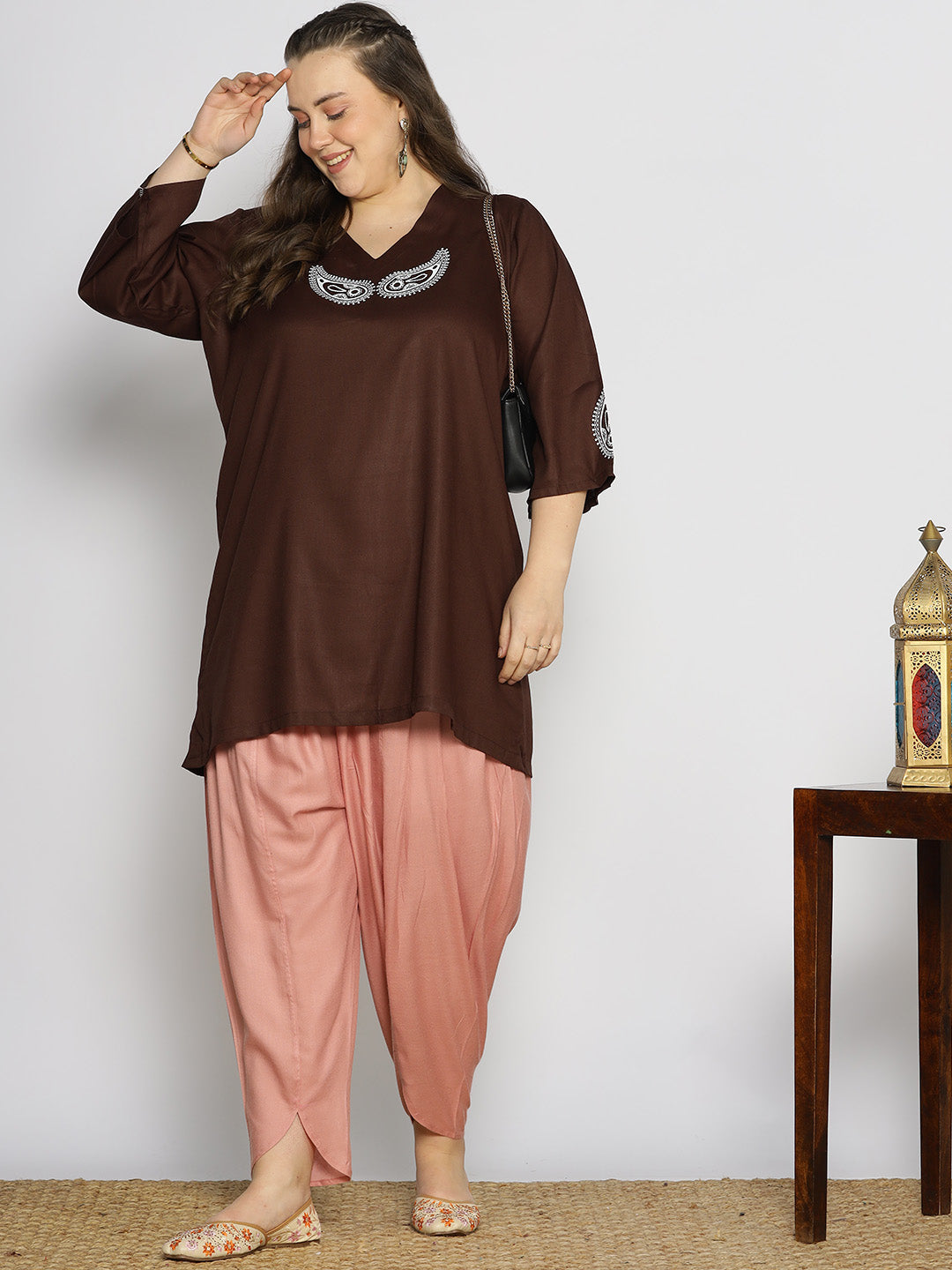 Blush Rayon Tulip Salwar