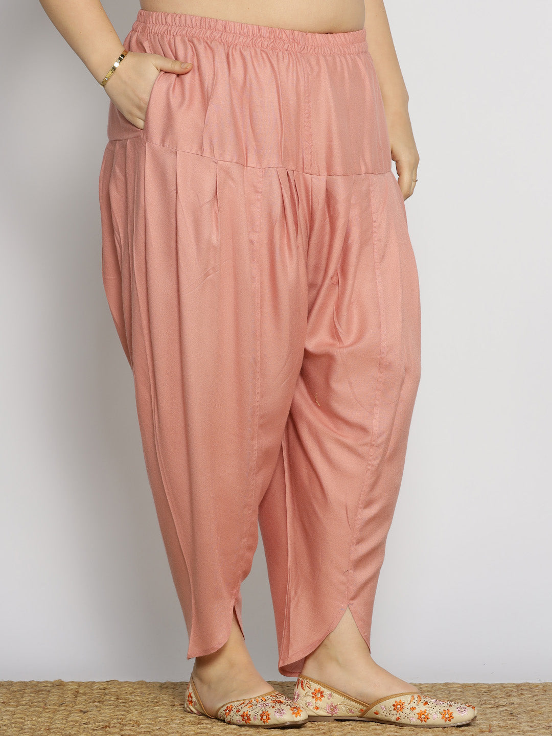 Blush Rayon Tulip Salwar