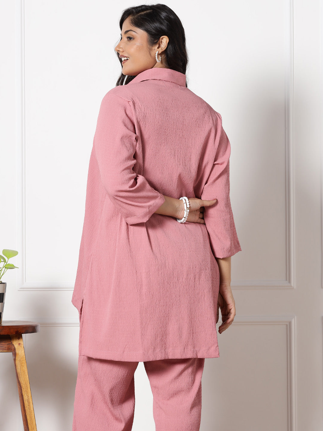 Blush Textured ShirtTop