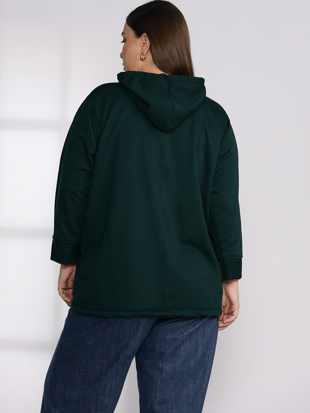 BottleGreen Fleece Hoodie - CrystalVine