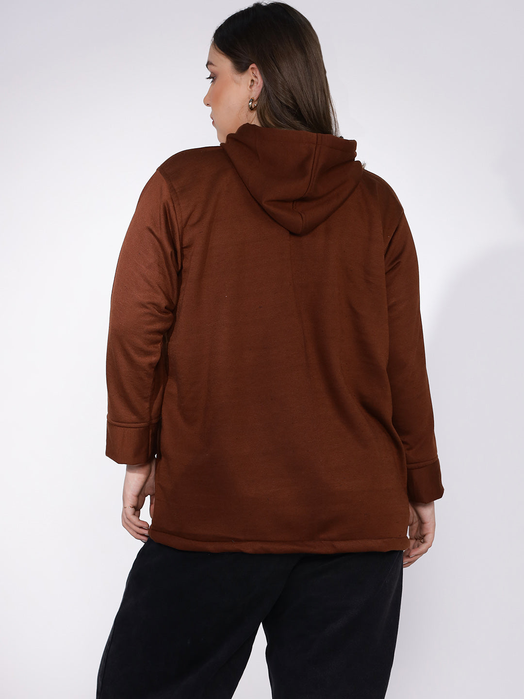 Coffee Fleece Hoodie - BeigePetal