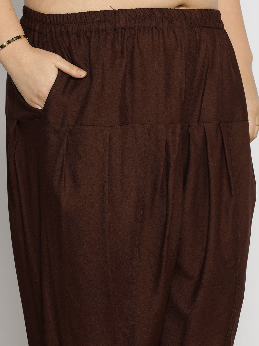 Coffee Rayon Tulip Salwar