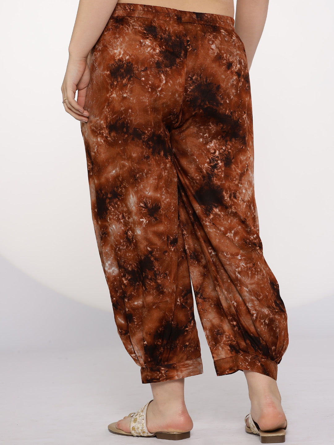 Coffee TieDye AfghaniSalwar