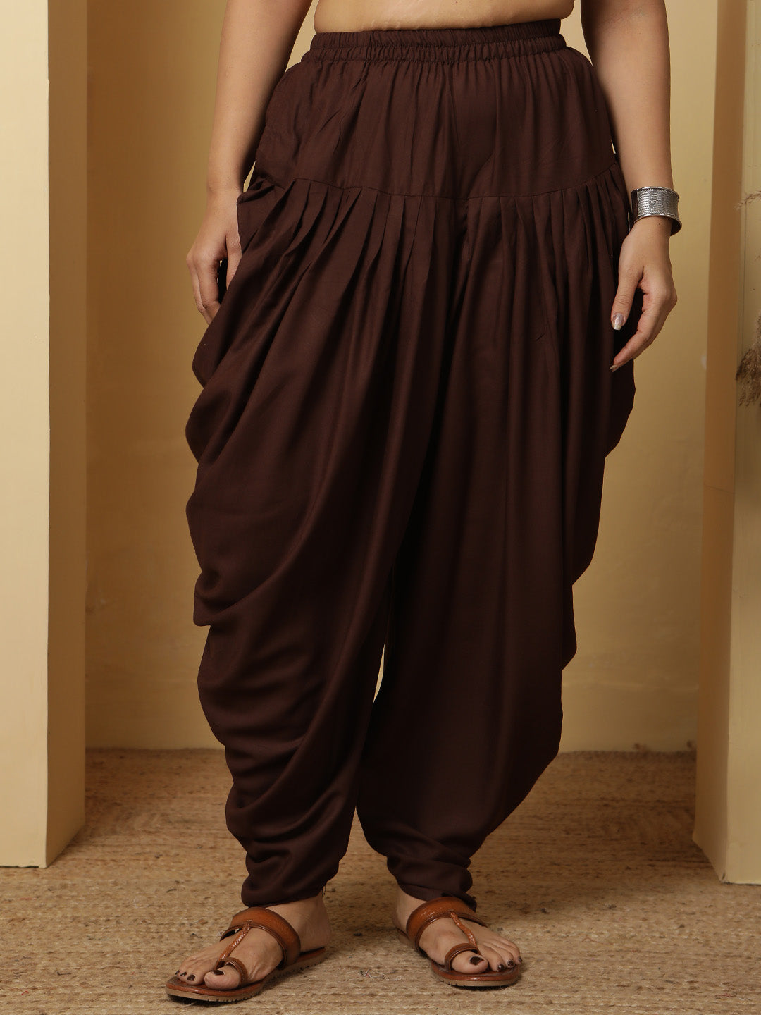 Coffee Rayon Dhoti