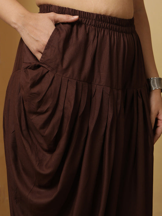 Coffee Rayon Dhoti