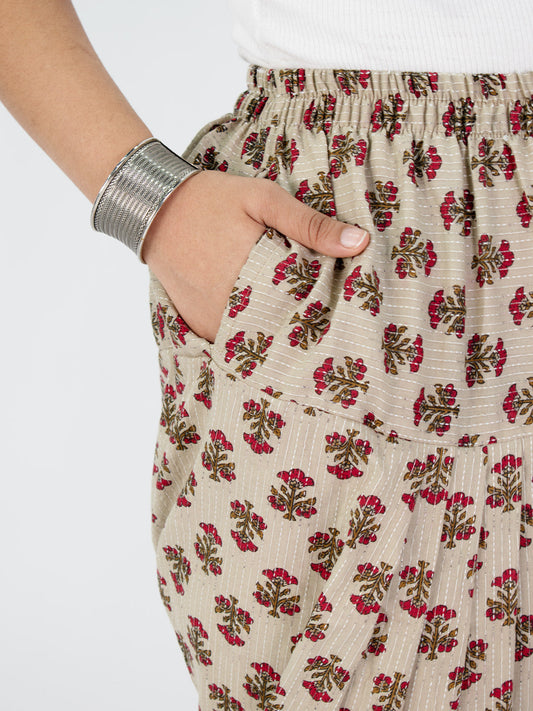 Printed Cotton Salwar - Iktara