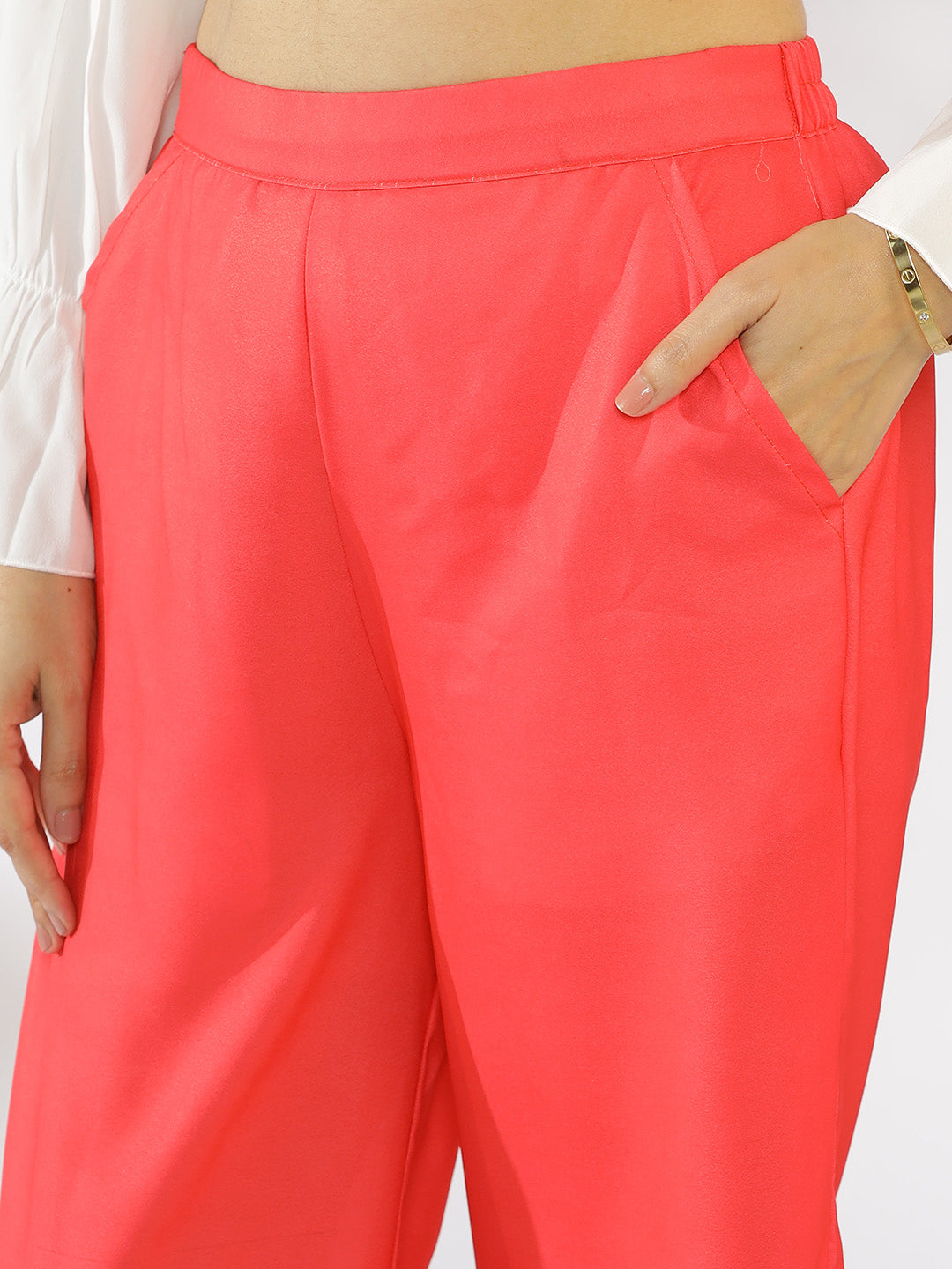 Coral Printed Palazzo Pants - CoralFleur