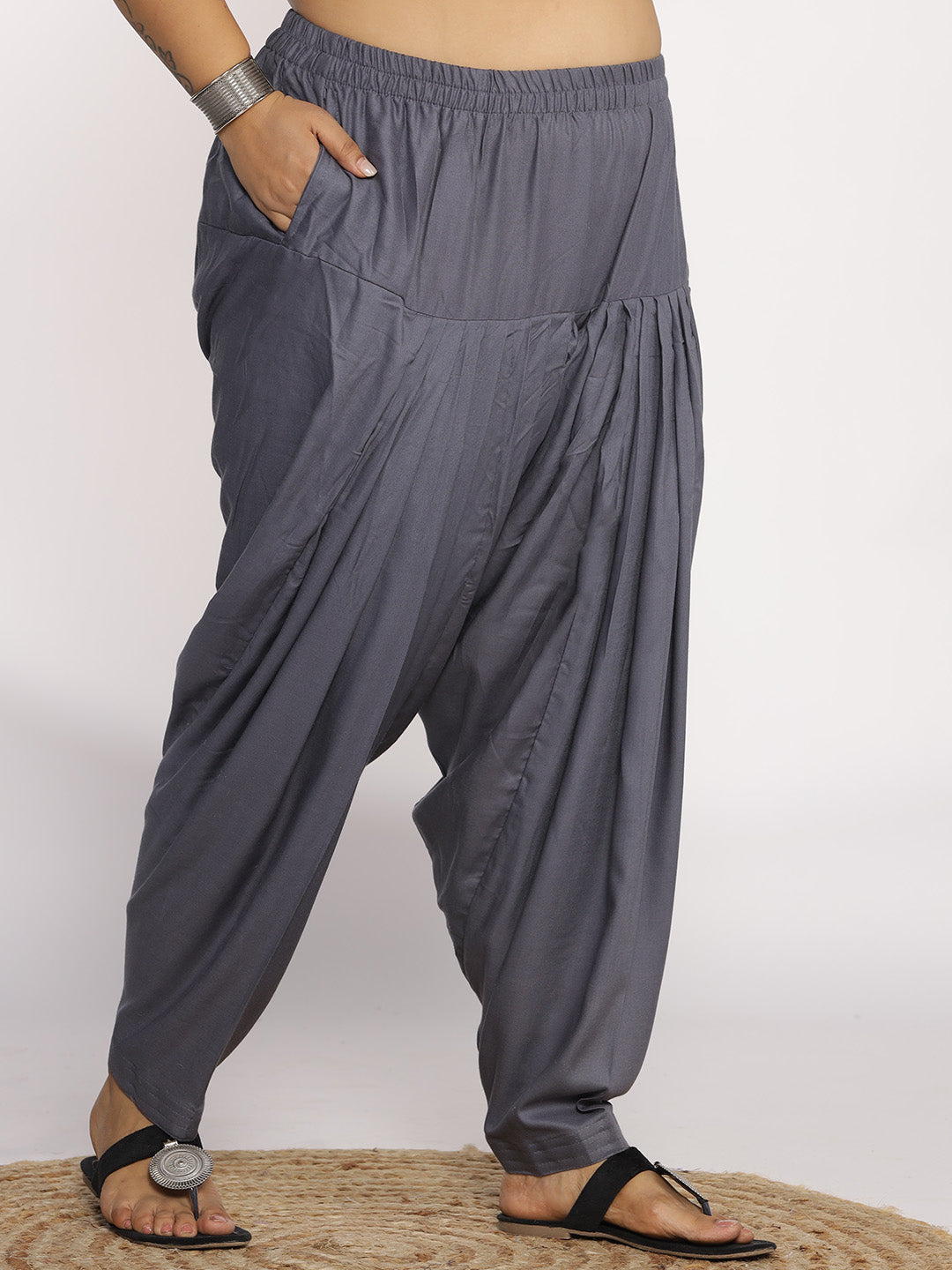 DarkGrey Rayon Salwar