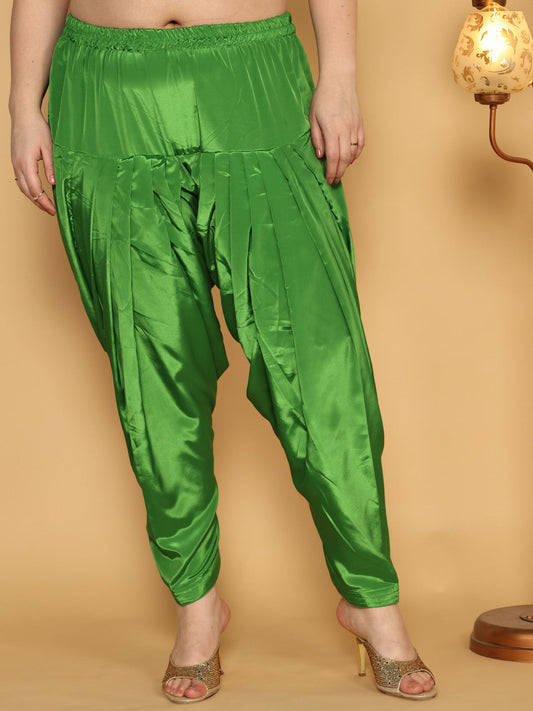 Green Crepe Silk Salwar