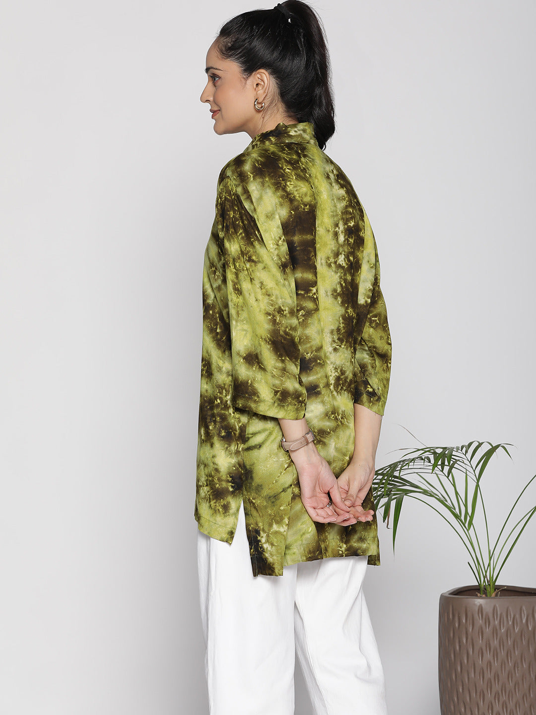 Green TieDye ShirtTop - Sway