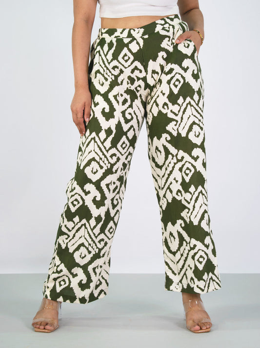 Printed Rayon Farshi Salwar - SapGreenLoom