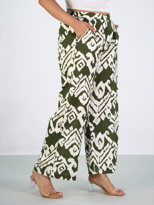 Printed Rayon Farshi Salwar - SapGreenLoom