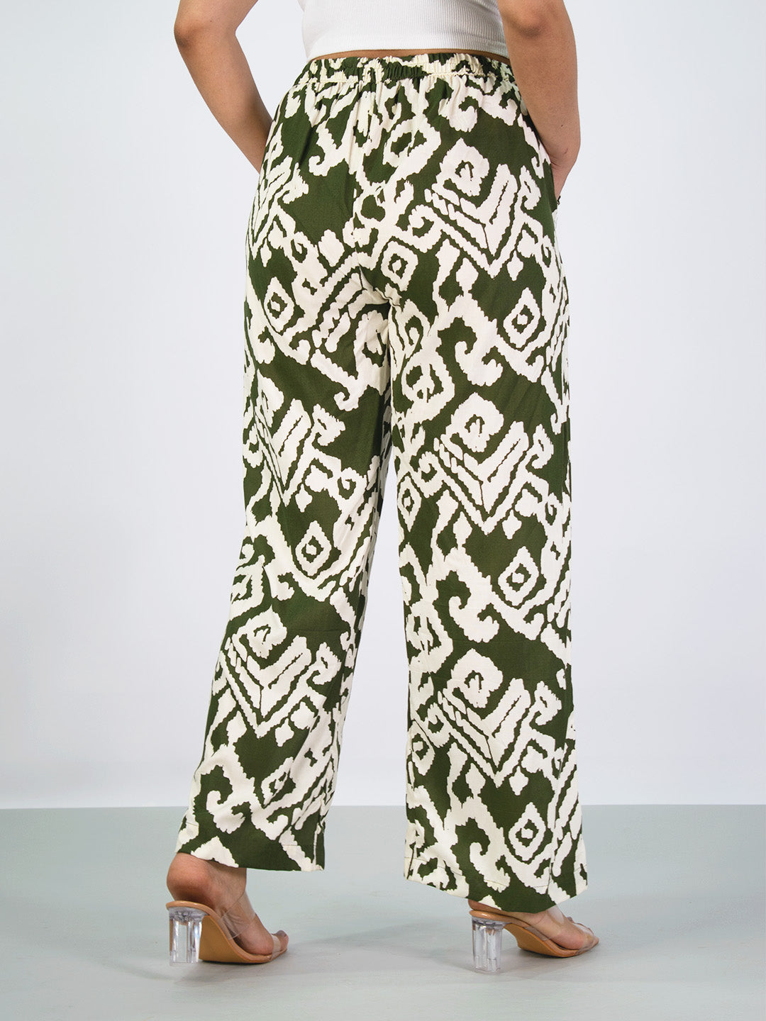 Printed Rayon Farshi Salwar - SapGreenLoom