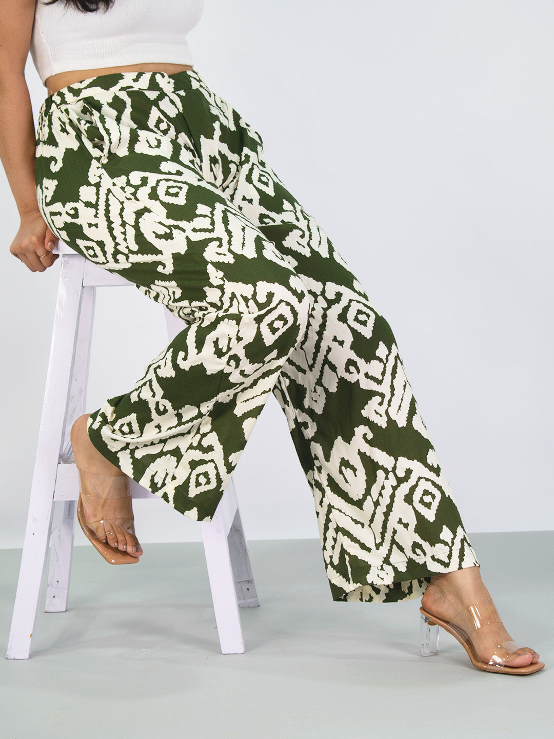Printed Rayon Farshi Salwar - SapGreenLoom