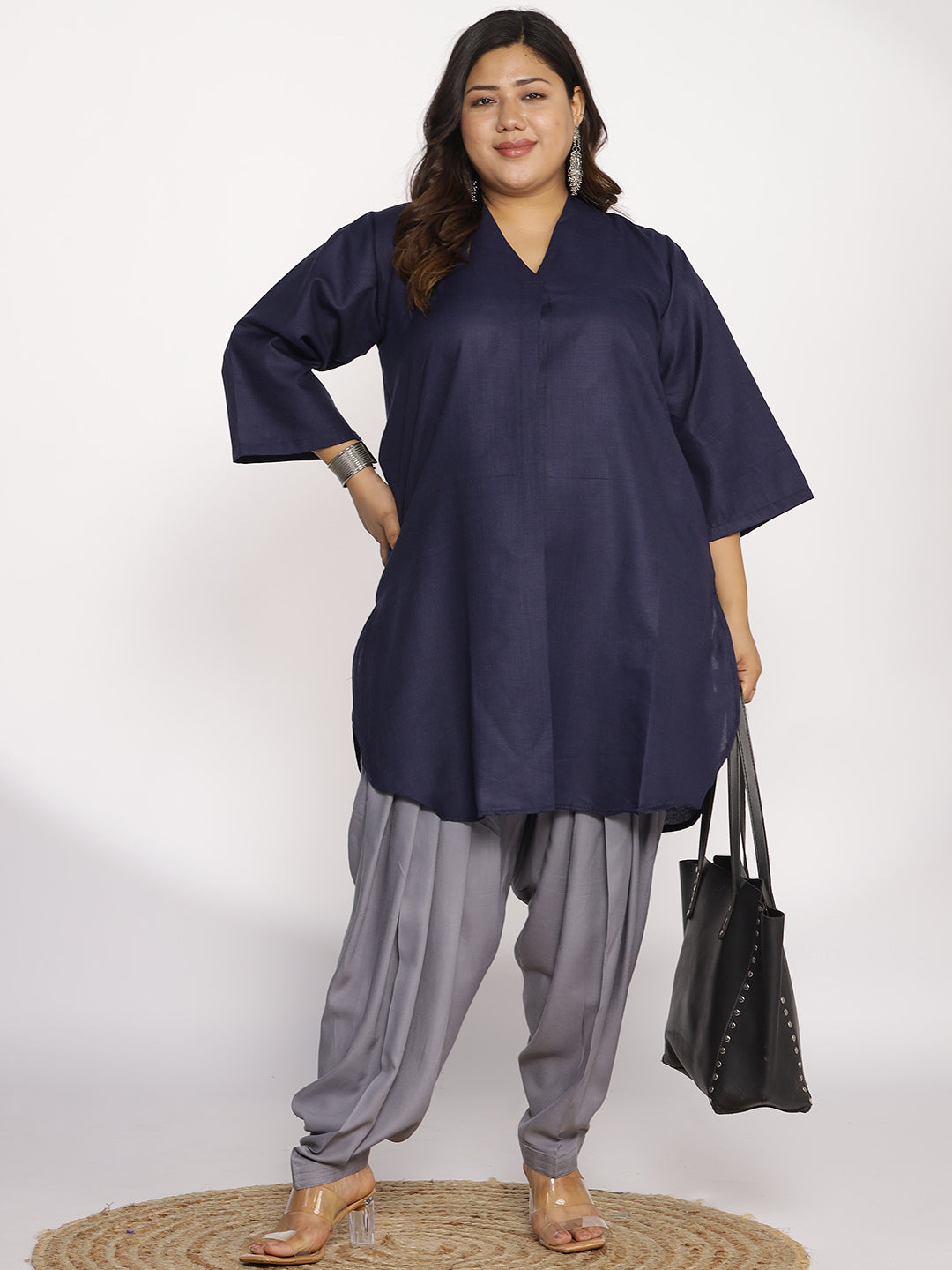 Grey Rayon Salwar
