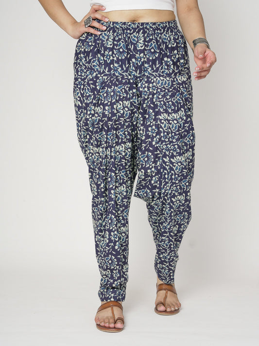 Printed Cotton Salwar - IndigoPetals