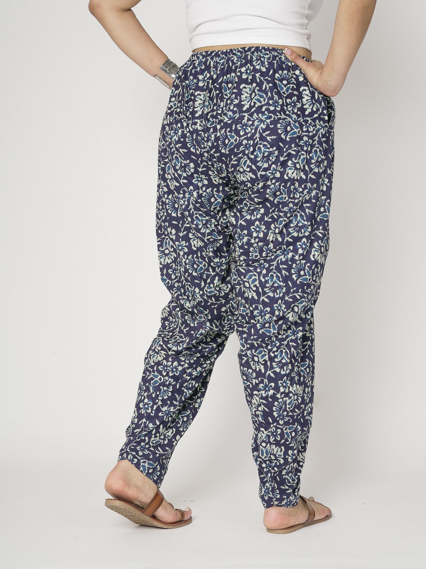 Printed Cotton Salwar - IndigoPetals
