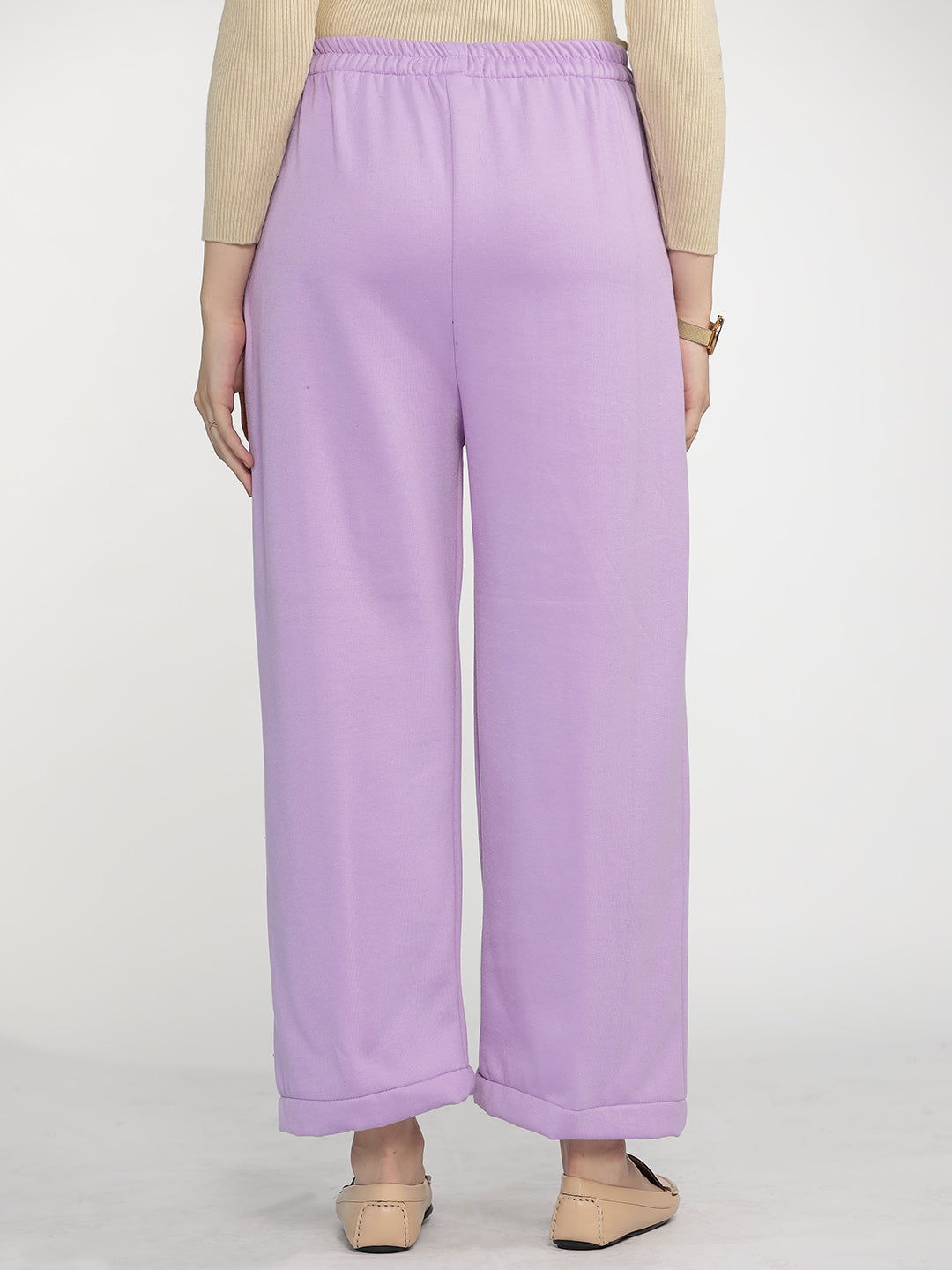 Lavender Fleece Palazzo