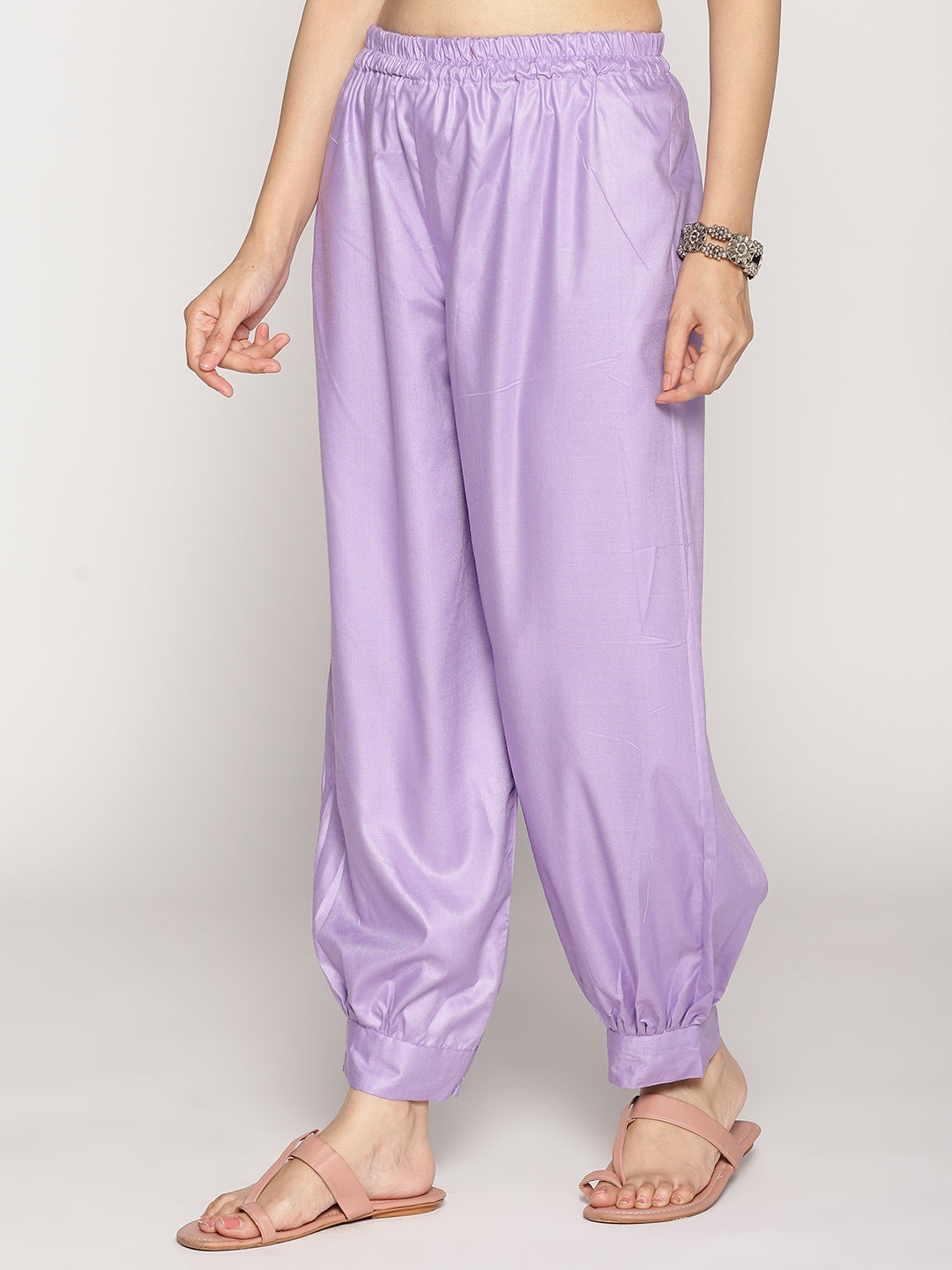 Lavender Rayon AfghaniSalwar