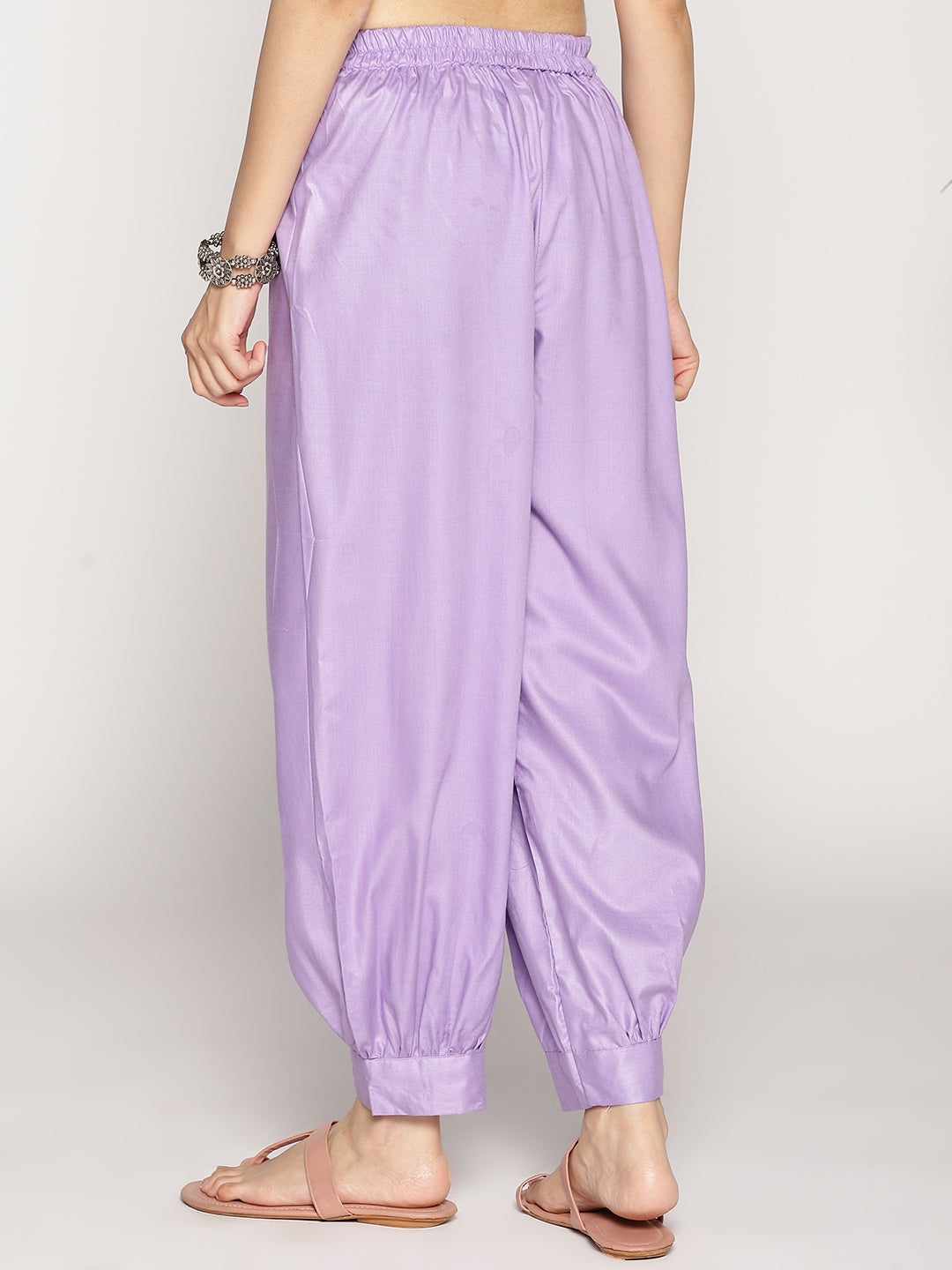 Lavender Rayon AfghaniSalwar