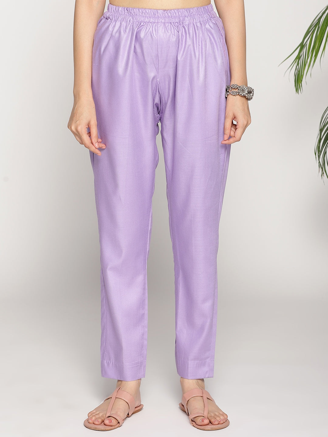 Lavender Rayon Pants