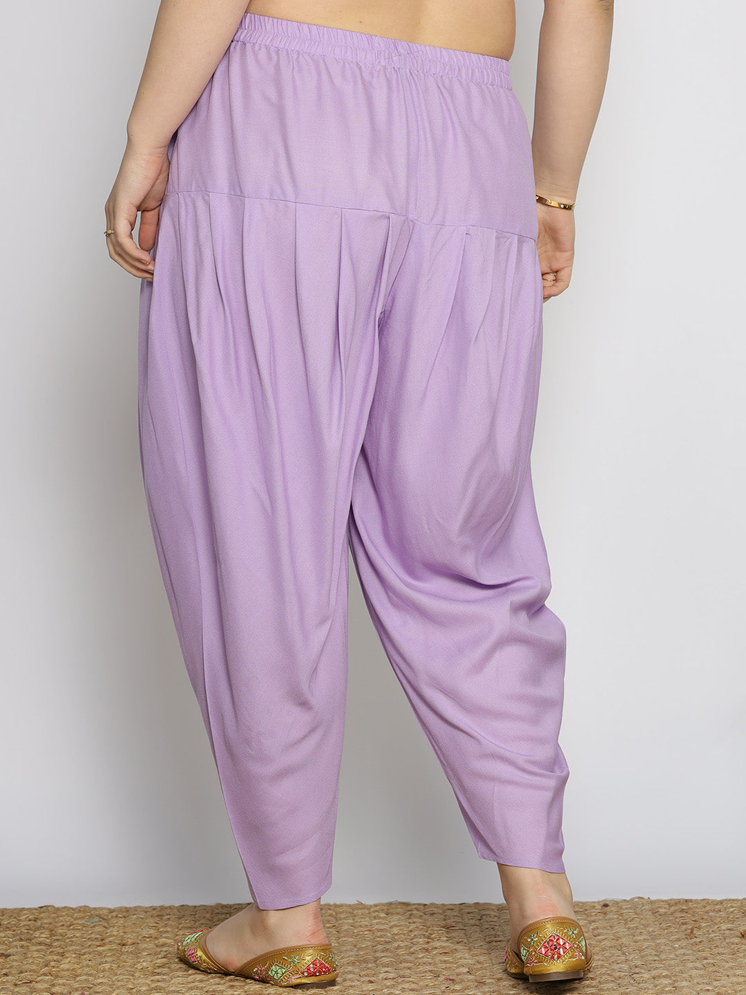 Lavender Rayon Tulip Salwar