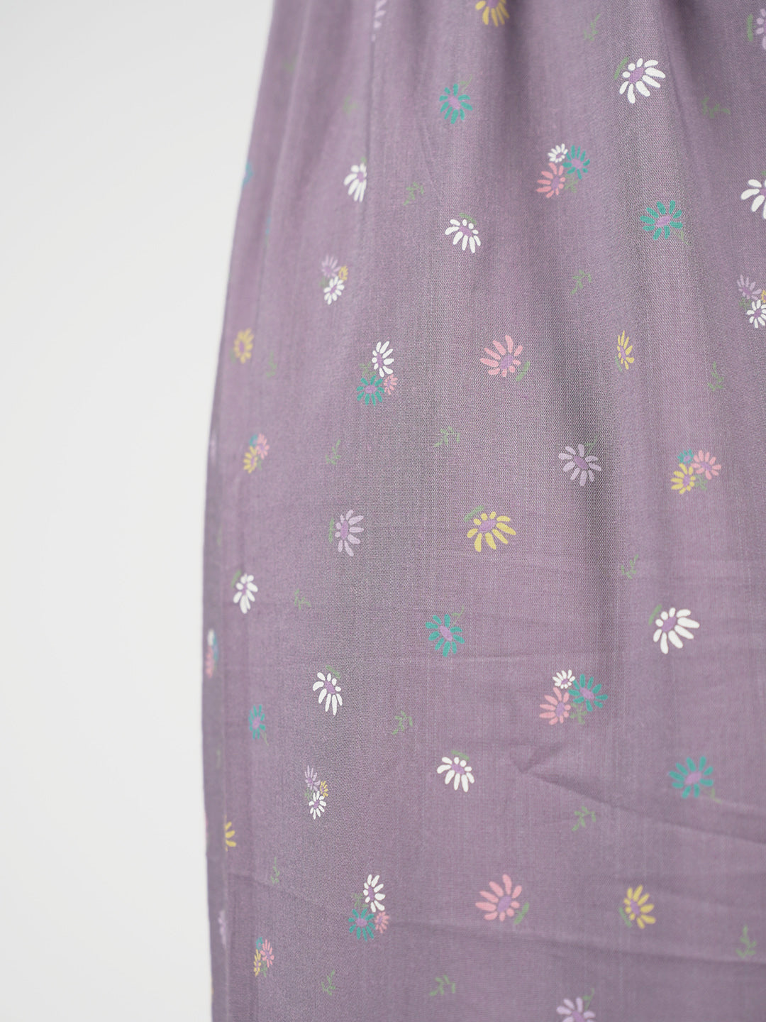 LavenderPrinted Rayon Balloon Salwar - PurpleDitsy