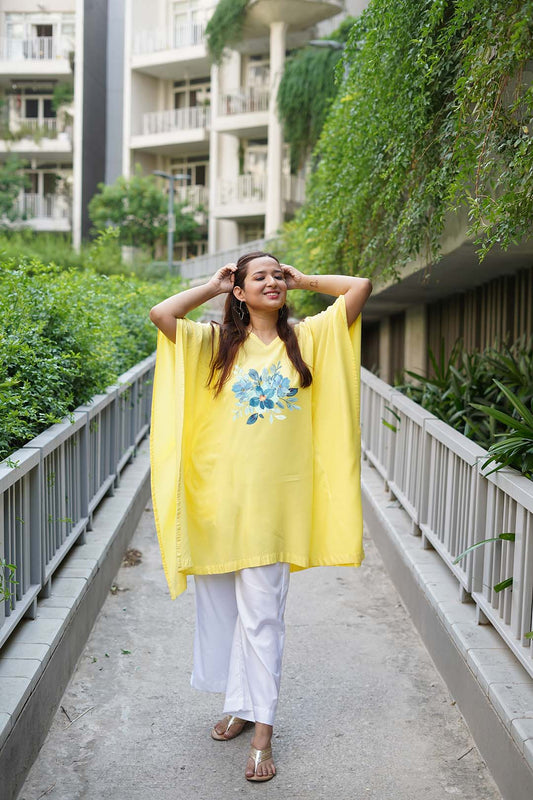 Lemon LongKurta - NeelaPeelaNimbooda