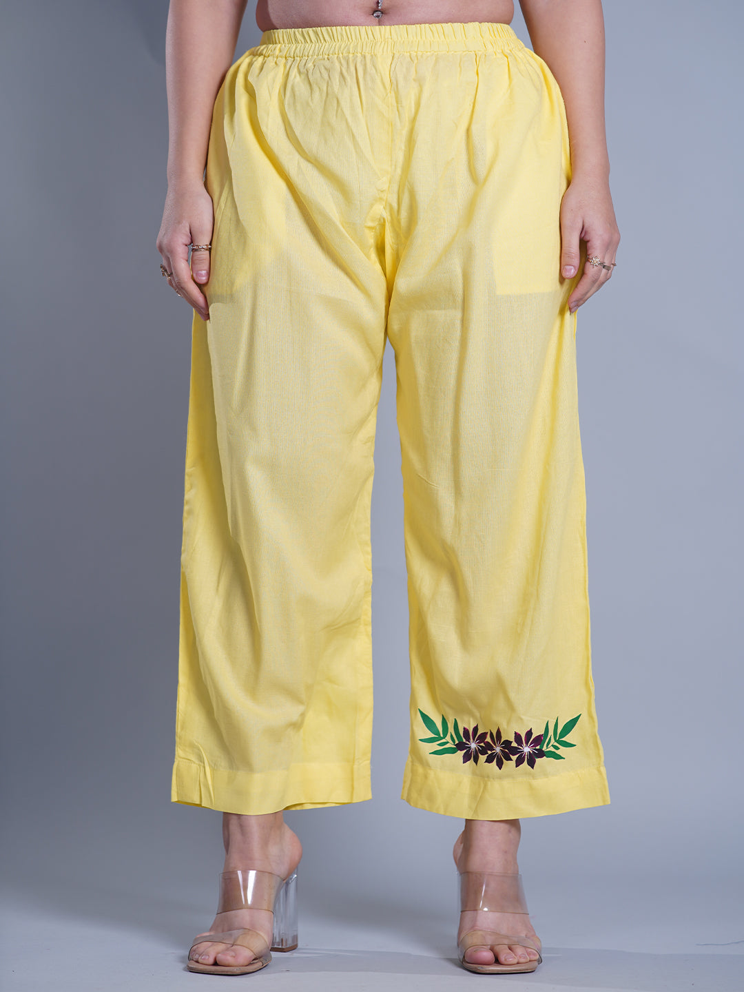 Lemon PrintedPalazzoPants - Grapevine