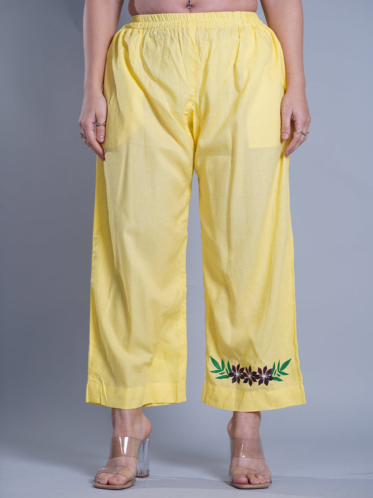 Lemon PrintedPalazzoPants - Grapevine