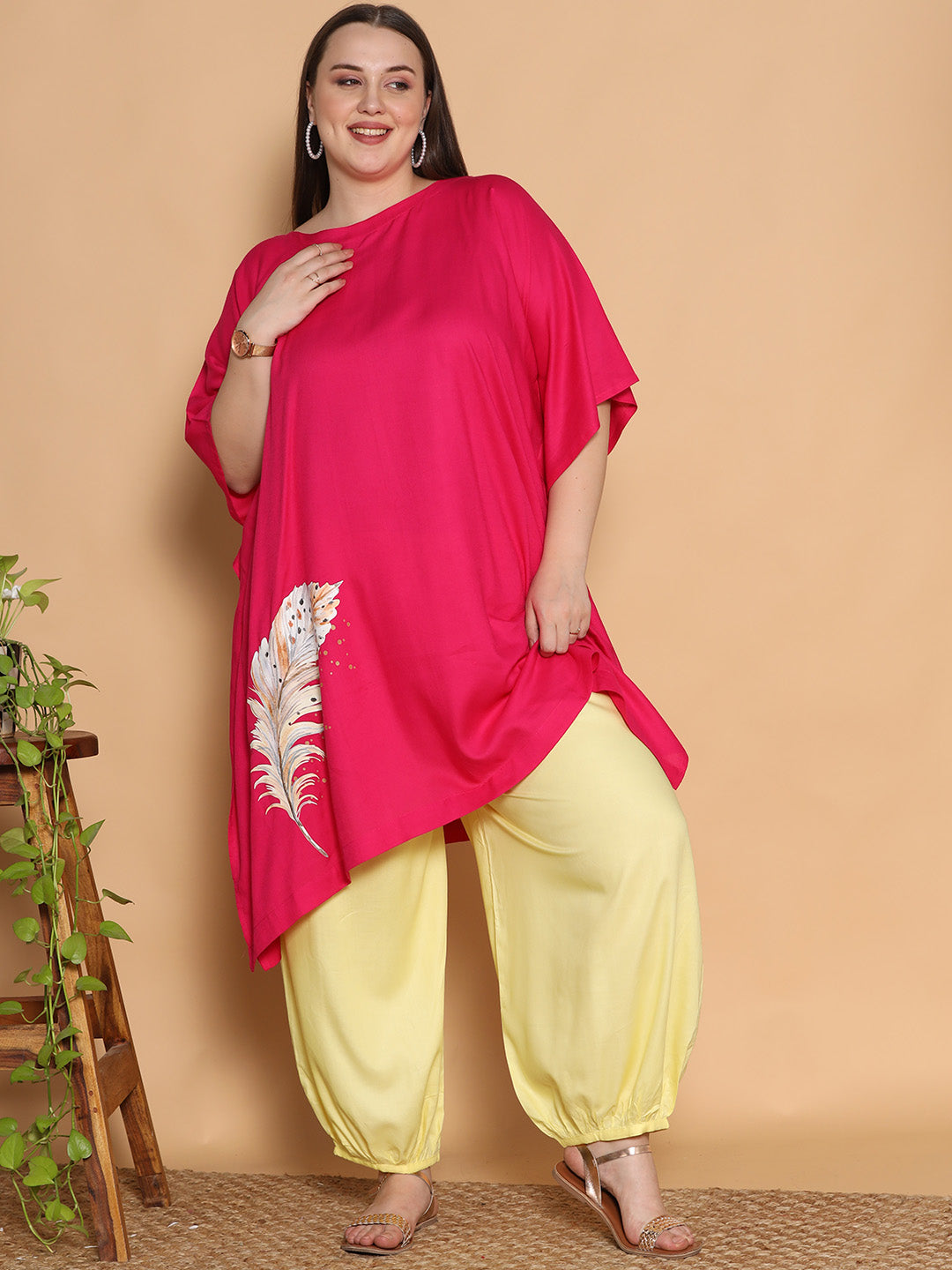 Lemon Rayon Balloon Salwar