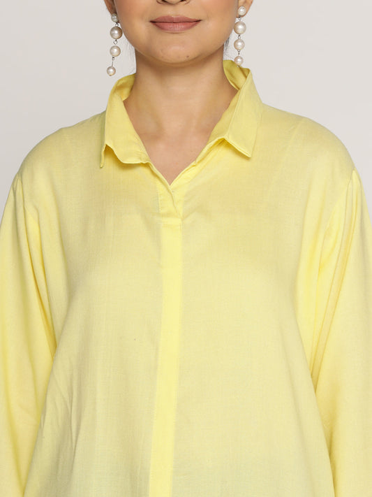Lemon Rayon ShirtTop - Inoubliable