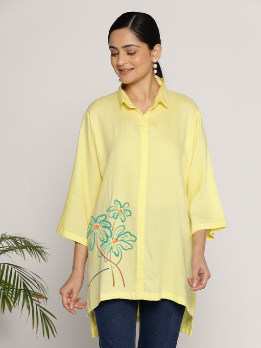Lemon Rayon ShirtTop - Inoubliable