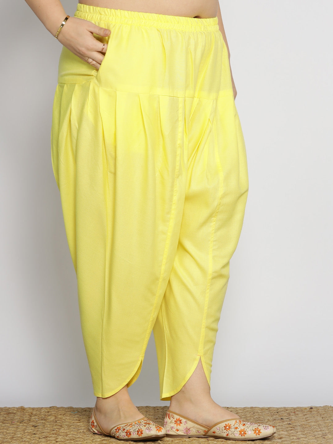 Lemon Rayon Tulip Salwar