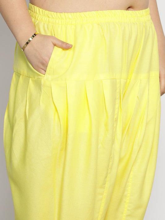 Lemon Rayon Tulip Salwar