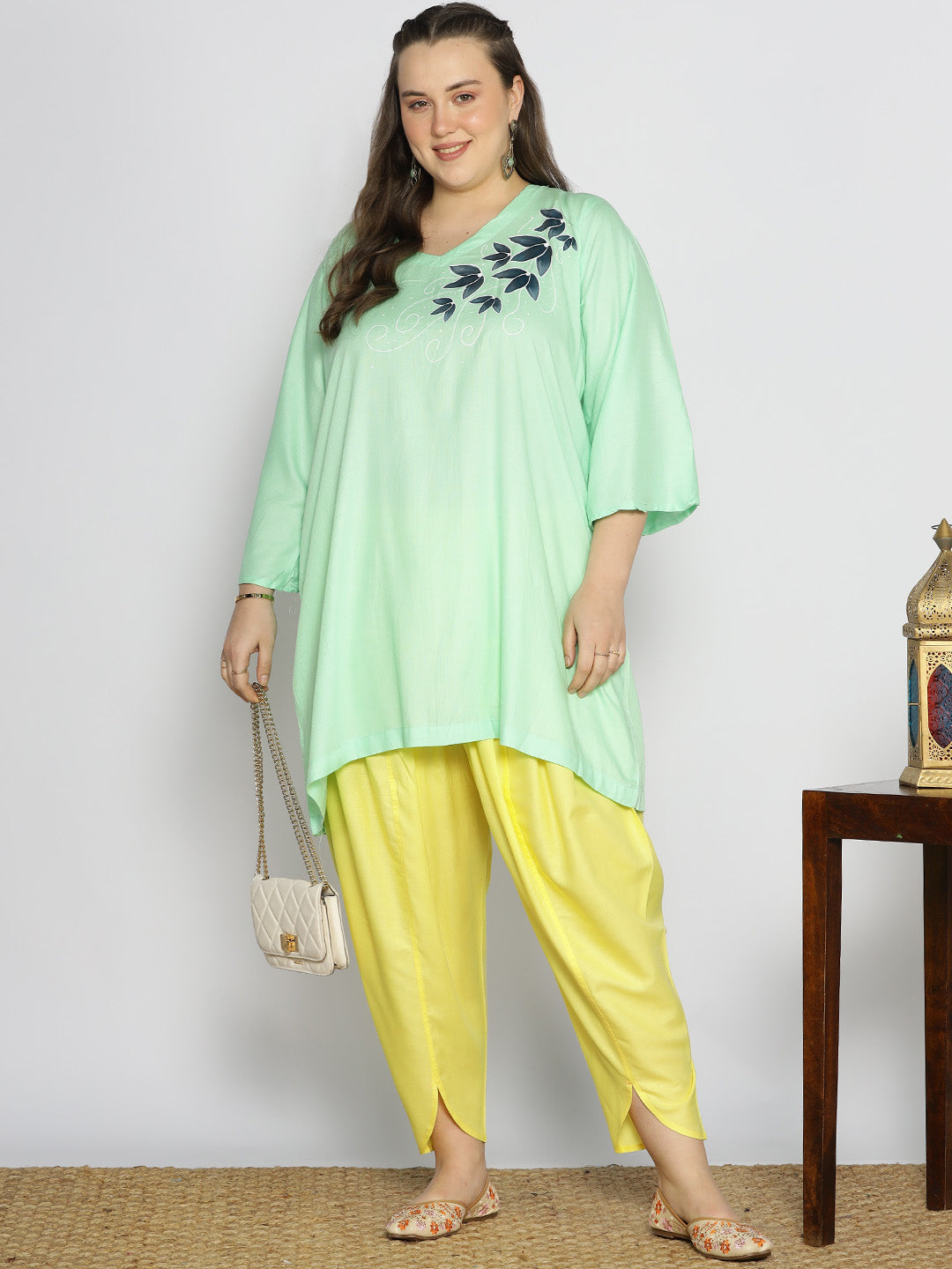 Lemon Rayon Tulip Salwar