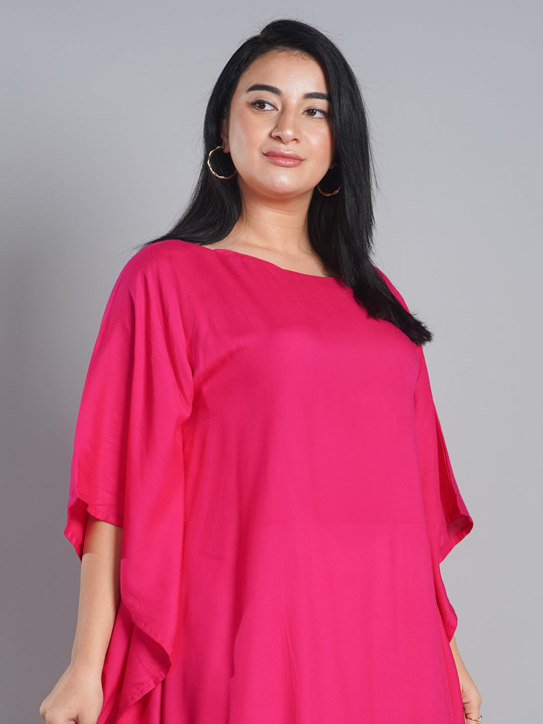 Magenta Kaftan Kurta - Aroma